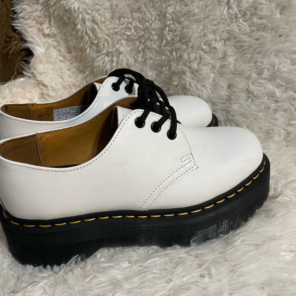 Dr.Martens 1461 Quad Platform Derby - Picture 1 of 5